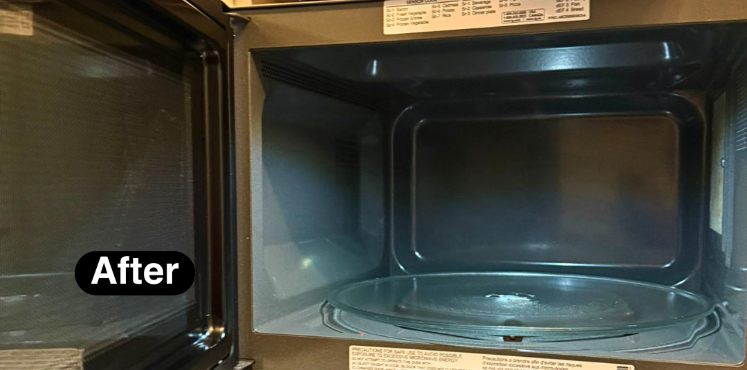 After cleaning