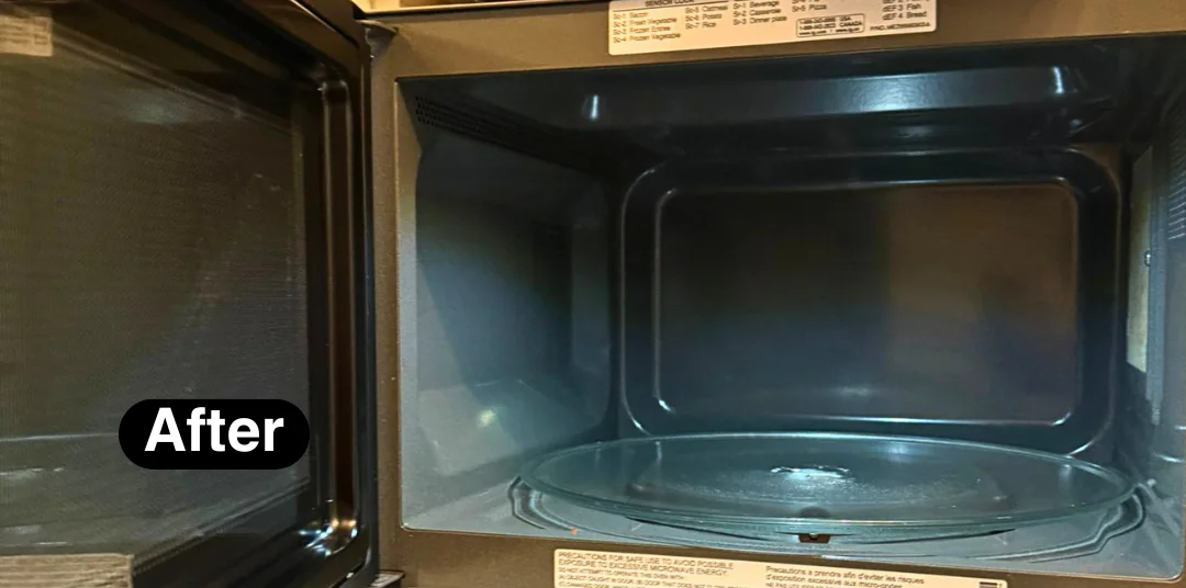 After cleaning